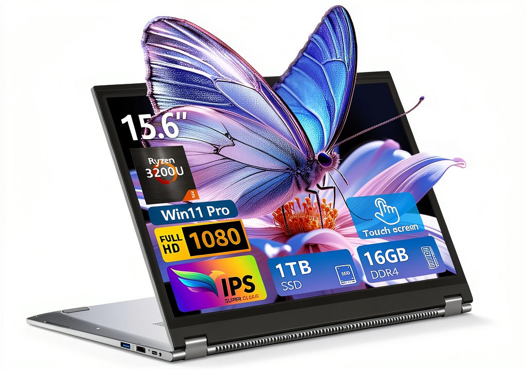 'Omnica G3 2 in 1 laptop with 15.6