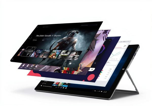 TPSPAD 11.6" Intel Celeron 2-in-1 Laptop Tablet Black-5