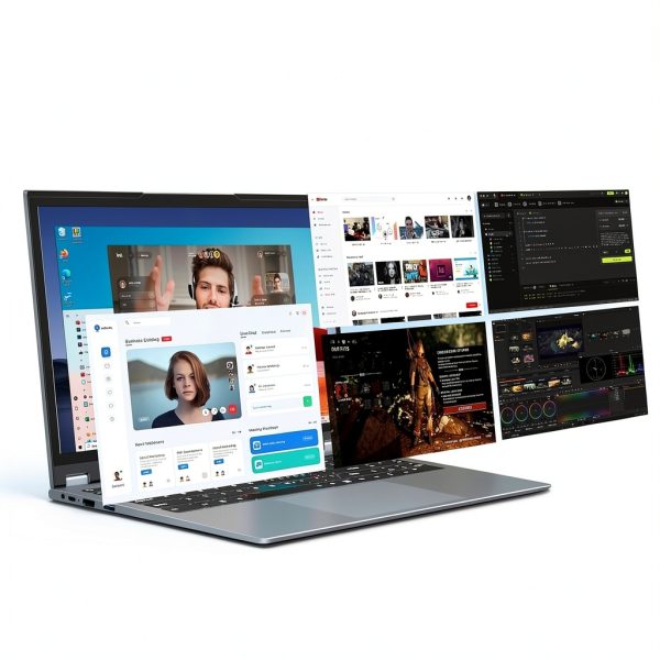 15.6 Touchscreen 2-in-1 Laptop AVENKA G3 Gray-6
