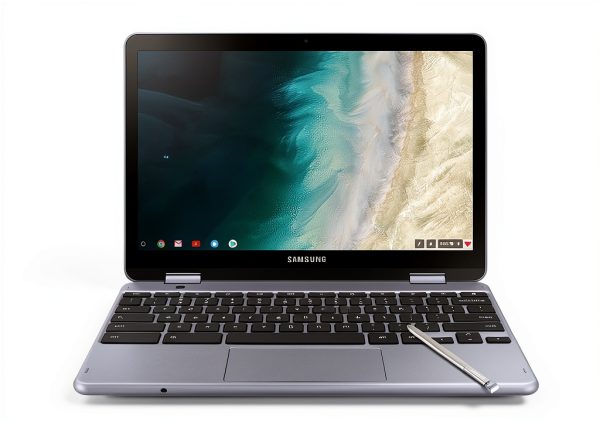 Samsung Chromebook Plus V2 12.2" Silver 2-in-1 Laptop with 128GB SSD-2