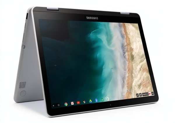 Samsung Chromebook Plus V2 12.2" Silver 2-in-1 Laptop with 128GB SSD-6