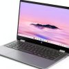 HP Chromebook Plus x360 14b 14‑Inch FHD 8GB 256GB UFS Silver 2‑in‑1-8