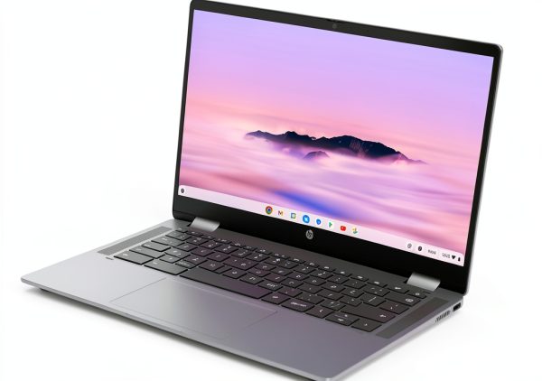 HP Chromebook Plus x360 14b 14‑Inch FHD 8GB 256GB UFS Silver 2‑in‑1-8