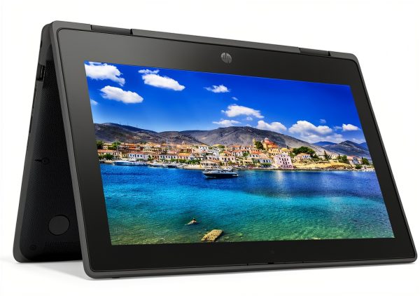 HP 11" Laptop Dale Black 4K Touchscreen 2-in-1 8GB RAM 128GB SSD-0