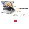 EYY 15.6" 2-in-1 Laptop Yoga 3200U Gray Convertible with Ryzen 3 3200U-1