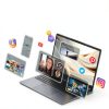 EYY 15.6" 2-in-1 Laptop Yoga 3200U Gray Convertible with Ryzen 3 3200U-4