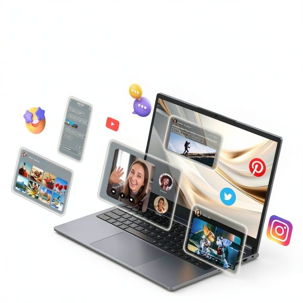 EYY 15.6" 2-in-1 Laptop Yoga 3200U Gray Convertible with Ryzen 3 3200U-4