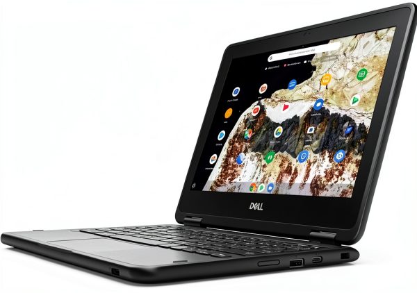 Dell Chromebook 3100 2-in-1 11.6" Touch Laptop Black with 4GB RAM-4