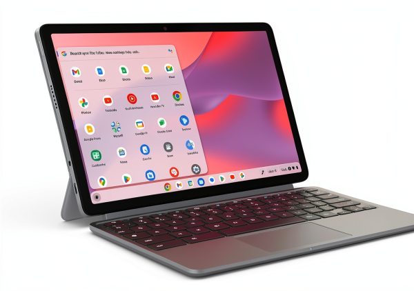 Lenovo Chromebook Duet Luna Gray 10.95" WUXGA IPS 2-in-1 with 64GB SSD-0