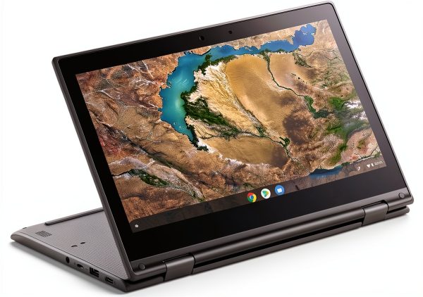 Lenovo Chromebook 300E 11.6-inch Touchscreen 2-in-1 Laptop Black-2