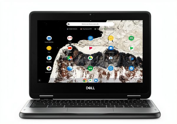 Dell Chromebook 3100 2-in-1 11.6" Touch Laptop Black with 4GB RAM-2