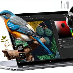 HP 16-inch 2-in-1 Laptop with AMD Ryzen AI 5 340 Processor, 64GB RAM,-0