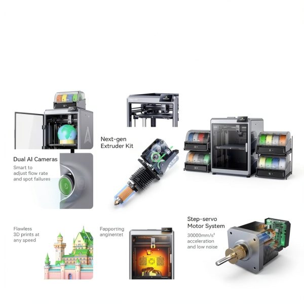 Creality K2 Plus Combo 3D Printer 350mm Multi-Color Auto Leveling-8