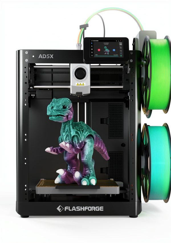 Flashforge AD5X Multi-Material 3D Printer 4-Color 600mm/s Speed-0