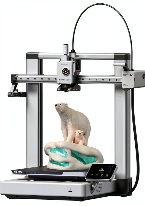 Bambu Lab A1 3D Printer Multi-Color High-Speed Quiet FDM 256³ Volume-0